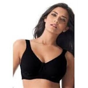 NWOT Comfort Choice 52DD Petal Boost Multi-Way Bra Black 122107